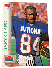 1992 Pro Set #406, Gary Clark, Wide Receiver, Washington Redskins, Ungraded