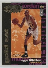 1995 Upper Deck Collector's Choice Gold Assists/Rebounds Reggie Miller HOF 1dm4
