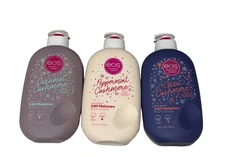 NEW EOS Limited Holiday Lotion Peppermint Caramel Cocoa Cashmere Set Of 3 Sealed