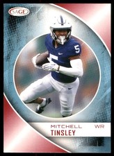 2023 SAGE Low Series - Mitchell Tinsley, Mitchell Tinsley #76 Red (RC)