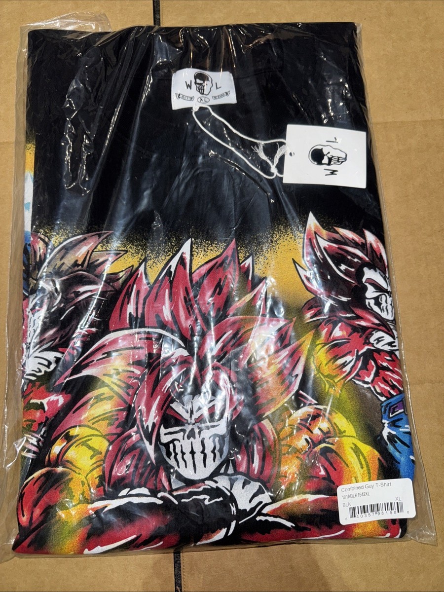 Warren Lotas Dragon Ball Z Combined Guy Gogeta SS4 T-shirt XL