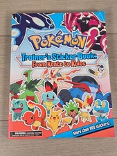 Pokemon Trainer's Sticker Book: From Kanto to Kalos Only One Sticker Used