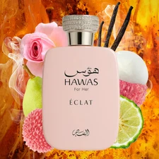 Hawas ECLAT Parfum - Long Lasting Sweet Notes of Red Apple, Jasmine,Patchouli