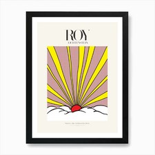 Sunrise Poster|Roy Lichtenstein 196 Framed Wall Art Poster Canvas Print Picture