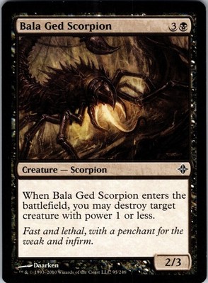 Bala Ged Scorpion MTG C Rise of the Eldrazi 95 LP Regular