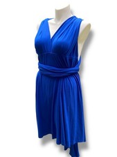 Mossimo Royal Blue Convertible Multiway Short Dress Plus Size 2