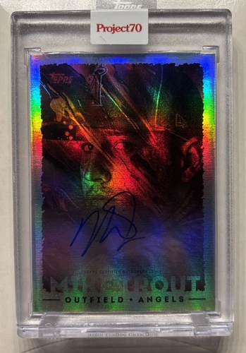 Topps Project 70 Mike Trout Mikael B #724-A 1995 autograph On-Card Auto # 30/70