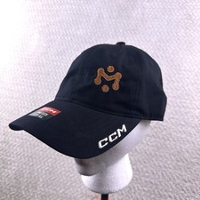 CCM Hockey Hat Cap Black One size fits all (most) New with tags -adjustable
