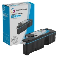 LD Compatible Dell 593-BBJU / H5WFX Cyan Laser Toner Cartridge for use in E525w