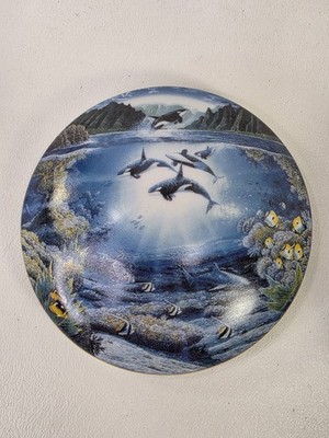 Danbury Mint Tropical Wonderland Music Trinket Box Oh What A Beautiful Morning 