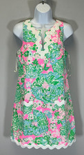 Lilly Pulitzer Romey Women's Size 4 Multi Plumes In Bloom Shift Romper NWT