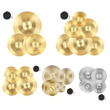 Uimoso Drum Cymbal Set 3/4/6 Pieces 10-20 Inch Sizes for Drum Kits