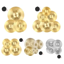 Uimoso Drum Cymbal Set 3/4/6 Pieces 10-20 Inch Sizes for Drum Kits