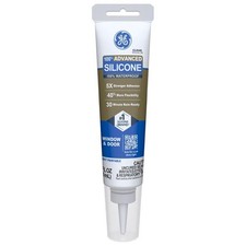 Advanced Silicone 2 Window  Door Sealant Clear 2.8-oz. Squeeze Tube pk 12 