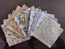 105 - 5" x 5" SQUARES - TAN, OFF WHITE, MUTE COLORS - 11 Designs - Cotton