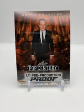 Bryan Cranston 2026 Leaf Pop Century Orange Crystal Pre-production Proof 1/1