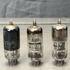 Mixed Lot Of 3 Electron Tubes 2-Grosley 1-GE No Box Untested USA Vintage 2"