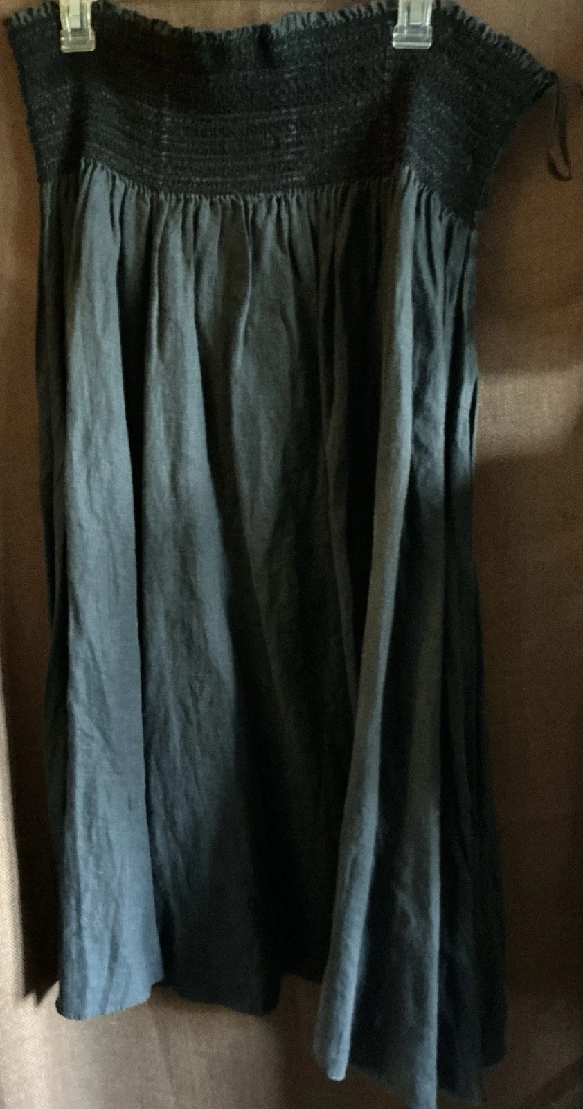 Pure DKNY Skirt In Linen in Dark Blue Indigo, L
Opens in a new window or tab