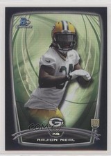2014 Bowman Chrome Black Refractor 137/299 Rajion Neal #183 gd9