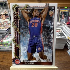 Topps Holiday Rookie 2025-26 Mint Chaz Lanier #H197 Detroit Pistons Basketball 