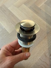 Brasstech 3302/15 Pop-Up Drain Assembly - Polished Nickel - Natural
