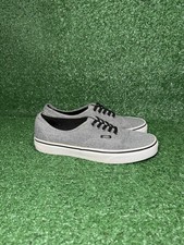 Vans Classic Mens Size 7.5 Grey White Skate S...