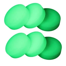  6 Pcs Glow in The Dark Hockey Training Balls Ice Pucks for Practice