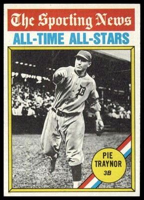1976 Topps #343 Pie Traynor All-Time All-Stars