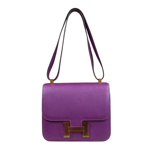 HERMES Shoulder Bag Evercolor Constance III 24 used
