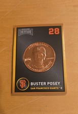 2018 Baseball Treasure Coin Cards - Buster Posey