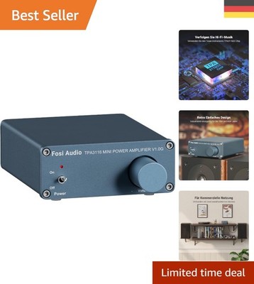 HiFi Mini Verstärker V1.0G mit 50W x 2 - Robuste Konstruktion und Effizienz