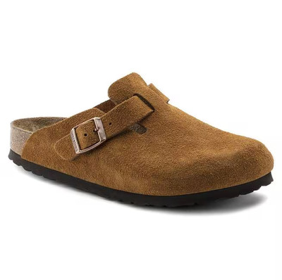 New Birkenstock Boston Soft Footbed Suede Leather Unisex Clogs All Size