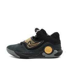 Nike Herren Zoom KD 15 Sneaker Schwarz/Gold Mesh Durant Basketballschuhe EU 42.5