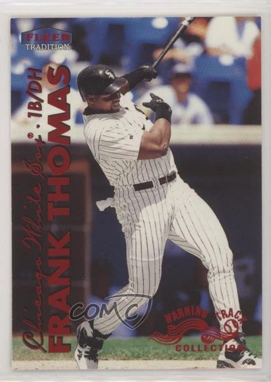 1999 Fleer Tradition Warning Track Frank Thomas #34W HOF h3a