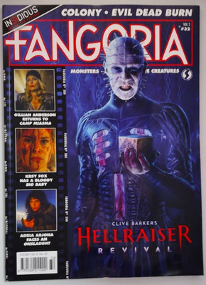 Fangoria magazine Vol 2 #32 2026 Clive Barker's Hellraiser Revival + Insidious