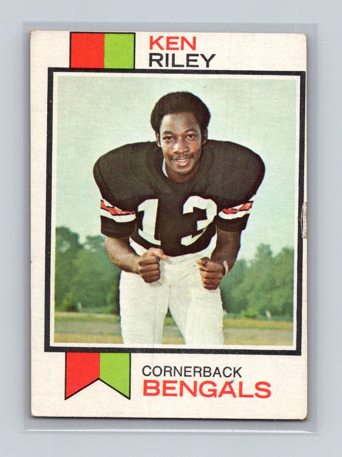 Ken Riley #171 Football Cards 1973 Topps trading card — raw and PSA graded price guide