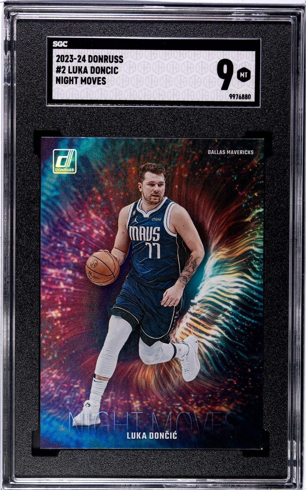 23-24 Donruss Basketball Luka Doncic Night Moves SSP SGC 9