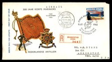 Mayfairstamps Netherlands FDC 1965 Marine Flag Crest Registered First Day Cover
