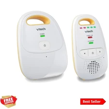 Portable Audio Baby Monitor with LED Sound Indicator - Rechargeable & Reliable