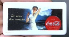 Vintage Coca-Cola Porcelain Refrigerator Magnet #P2994 - Presents 1991