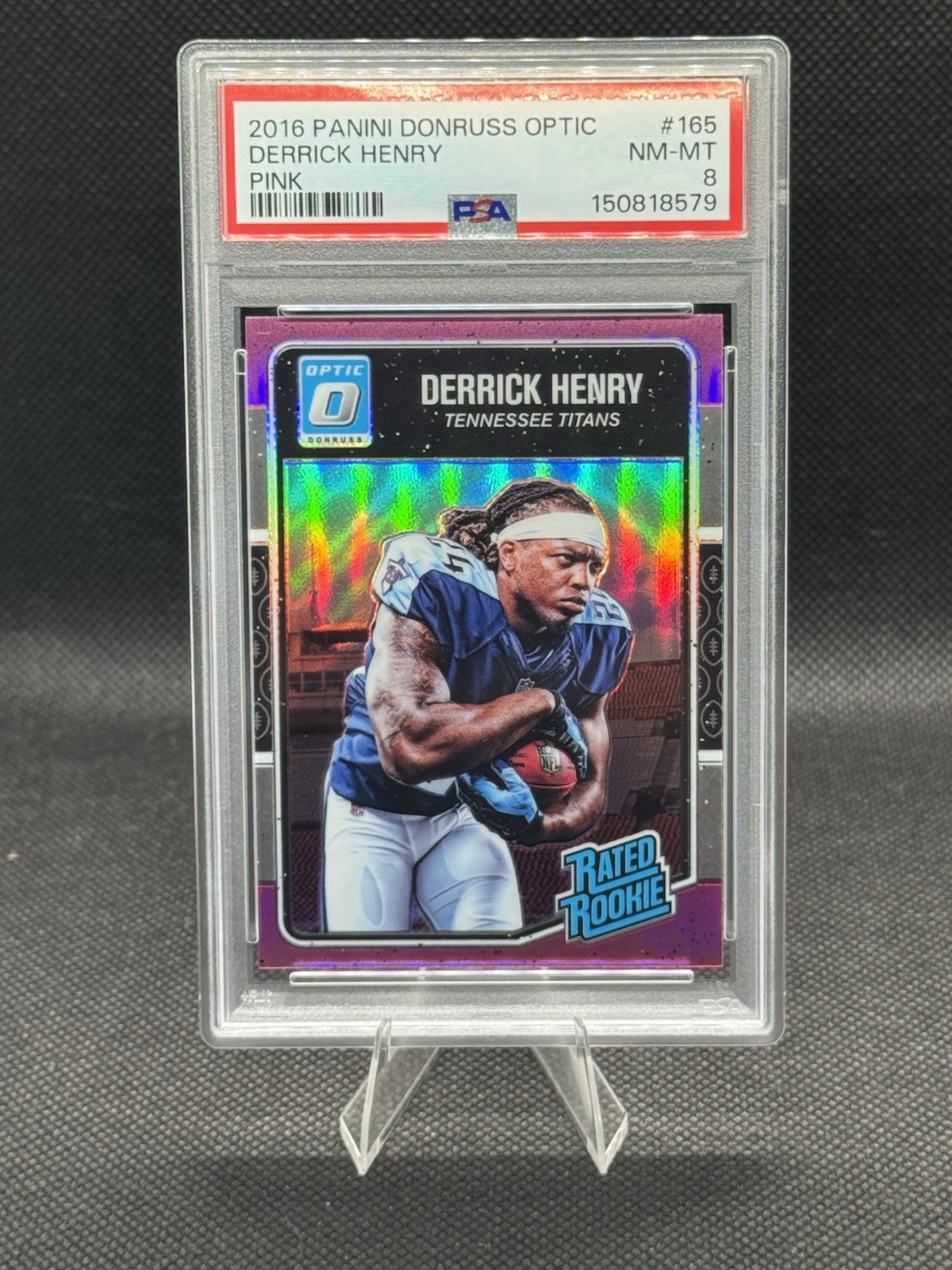2016 Panini Donruss Optic Derrick Henry 165 Pink Prizm