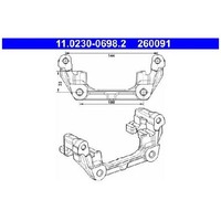 2X Halter Bremssattel Hinten FüR Volvo C70 542 2.0 2.4 2.5 06 Bis 13 ATE Xwga