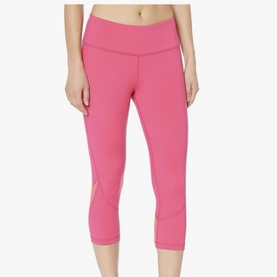 W s large - Mission fitted capris leggings - Beetroot Purple/Calypso Coral - new