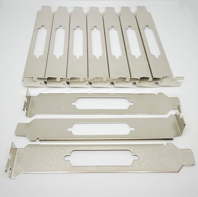 - Connectors Pro 10-Pack DB25 Stainless Steel Metal Bracket Expansion Slot D-...