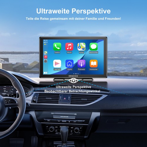 9 Zoll Auto LKW BT NAV Navigation Tragbares Apple CarPlay Android FM mit Camera - Bild 4 von 9