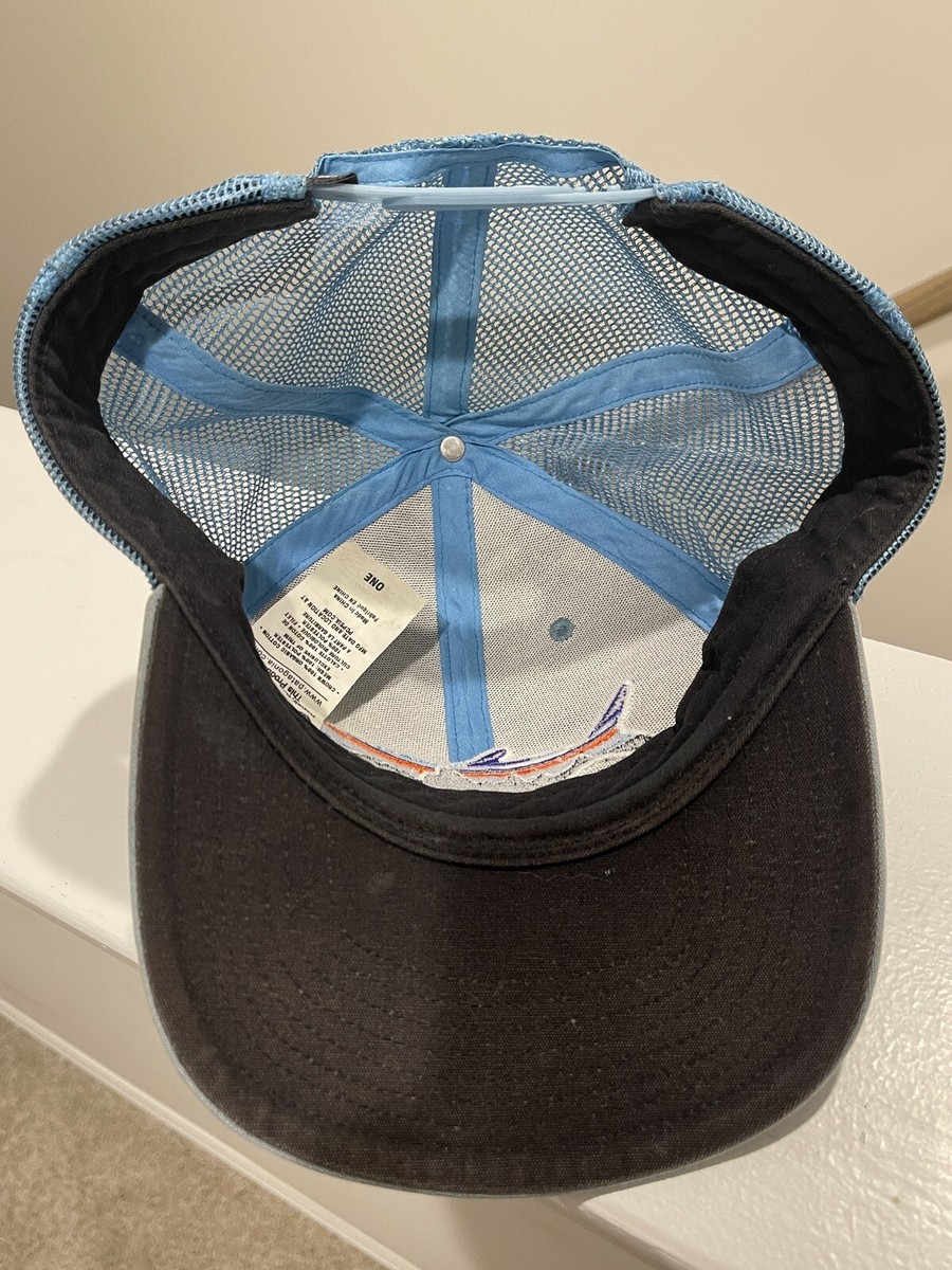 Patagonia Blue Mesh Cap with Colorful Shark Logo Adjustable