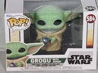 Disney Funko Pop Head Grogu Star Wars With Armor #584 Bubble Head Figure New