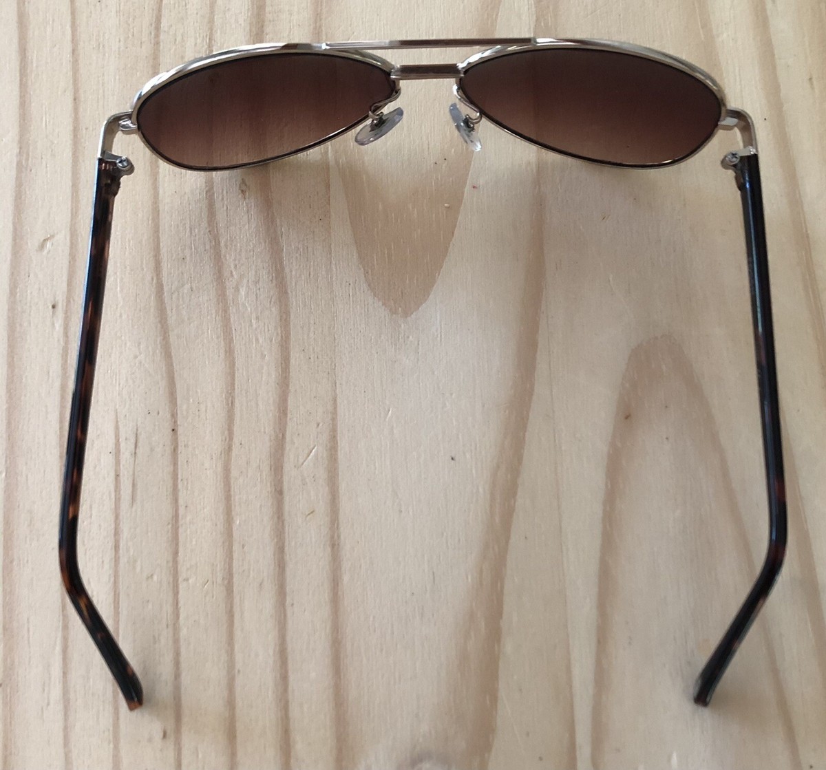 Fossil Women’s Brown Aviator Sunglasses NWT Fossil FM117 Aviator Pilot Style Sunglasses Bronze Brown  main image 3