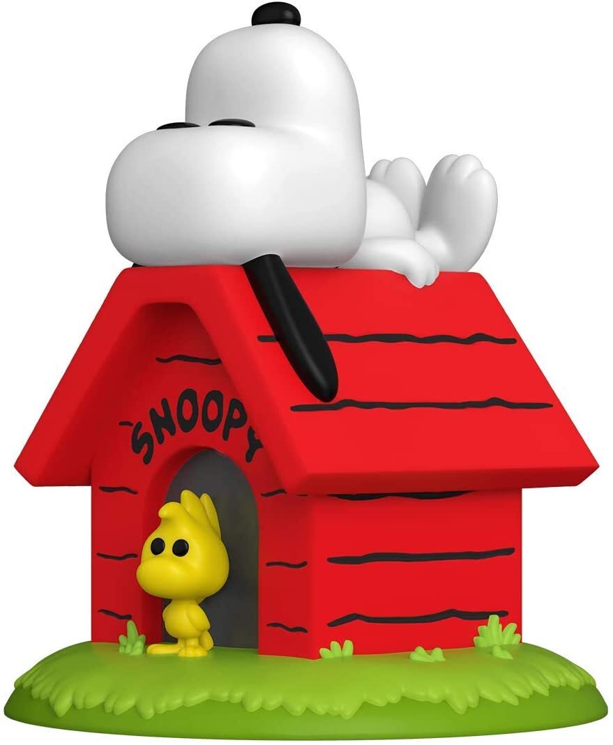 Funko Pop Deluxe Peanuts Snoopy Woodstock with Doghouse Collectible #856