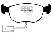 EBC Yellowstuff Front Brake Pads for Ford Scorpio 2.9 Cosworth (94 > 00)